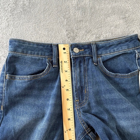 Old Navy Jeans Womens 2 Petite High Rise WOW Wide Leg Blue Boho Y2K - Picture 10 of 13